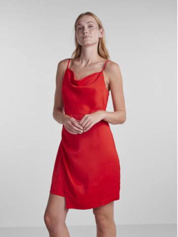 YAS Коктейльна сукня Dotteadrape 26028266 Червоний Slim Fit YAS Коктейльна сукня Dotteadrape 26028266 Червоний Slim Fit