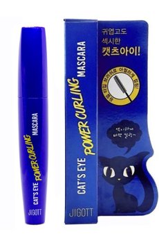 Тушь для ресниц Jigott Cats Eye Power Curling Mascara Black подкручивающая, 12 г