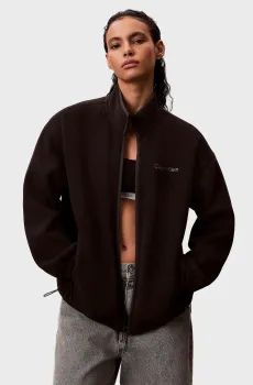 Женская черная спортивная кофта POLAR Черный L Calvin Klein Jeans LV047E214G