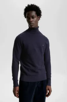 Мужской темно-синий гольф RECTANGULAR STRUCTURE Синий XL Tommy Hilfiger MW0MW33453