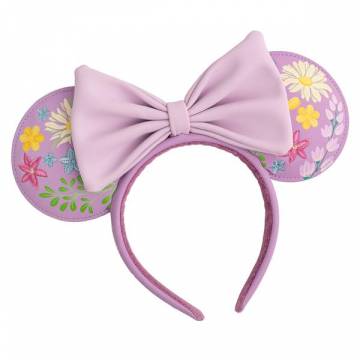 Обруч для волосся Loungefly Disney Minnie embroidered flowers (WDHB0090) Обруч для волосся Loungefly Disney Minnie embroidered flowers (WDHB0090)