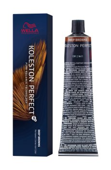 Стойкая крем-краска для волос Wella Professionals Koleston Perfect Deep Browns, 8/74-светлый блондин коричнево-красный, 60 мл