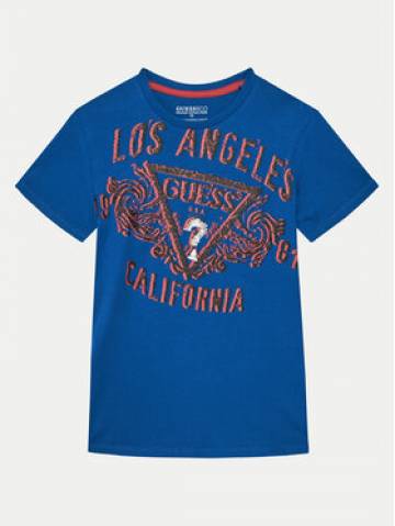 Guess Футболка L5RI00 K8HM4 Голубий Regular Fit Guess Футболка L5RI00 K8HM4 Голубий Regular Fit