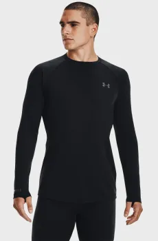 Мужской черный лонгслив Packaged Base 2.0 Crew Черный XXL Under Armour 1343244-001