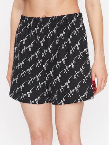 Hugo Шорти з тканини Nasinde 50486339 Чорний Regular Fit Hugo Шорти з тканини Nasinde 50486339 Чорний Regular Fit
