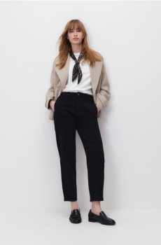 Reserved - Джинси крою чино - чорний - 700IR-99J