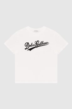 Детская белая футболка