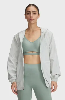 Женская мятная ветровка UA CINCH WAIST JKT Ментоловый XL Under Armour 1389502-377