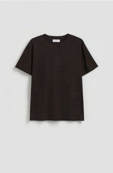 Reserved - Лляна футболка - коричневий - 822JM-88X