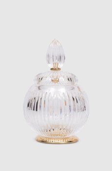 Хрустальный органайзер для ватных дисков и палочек Elegance