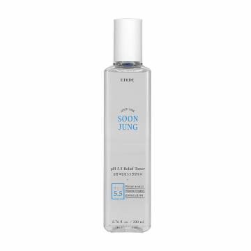 Успокаивающий тонер для лица Etude House Soon Jung pH 5.5 Relief Toner, 200 мл Успокаивающий тонер для лица Etude House Soon Jung pH 5.5 Relief Toner, 200 мл