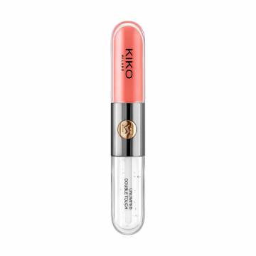 Жидкая помада для губ Kiko Milano Unlimited Double Touch 113 Satin Coral, 6 мл Жидкая помада для губ Kiko Milano Unlimited Double Touch 113 Satin Coral, 6 мл