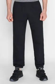 Мужские черные спортивные брюки MSC PANT CUFF FL Черный L Lotto 216792/1CL