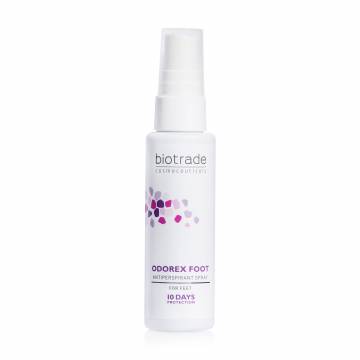 Спрей для ног Biotrade Odorex Foot Antiperspirant Spray длительного действия, 10 дней без пота и запаха, 40 мл Спрей для ног Biotrade Odorex Foot Antiperspirant Spray длительного действия, 10 дней без пота и запаха, 40 мл