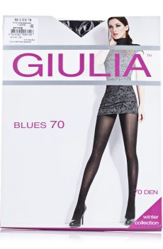 Колготки женские Giulia Blues 3D без шортиков, 70 DEN, Caffe, размер 5