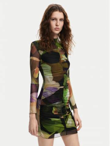 Desigual Повсякденна сукня Camouflage Lacroix 24WWVK36 Зелений Slim Fit Desigual Повсякденна сукня Camouflage Lacroix 24WWVK36 Зелений Slim Fit
