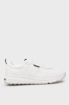 Мужские белые кроссовки LIGHTWEIGHT MODERN KNIT RUNNER Белый 41 Tommy Hilfiger FM0FM05326
