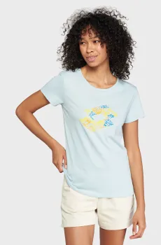 Женская голубая футболка TEE STAR DUST W II Голубой L Lotto 220854/BH8