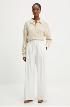 Рубашка со льном Answear.LAB