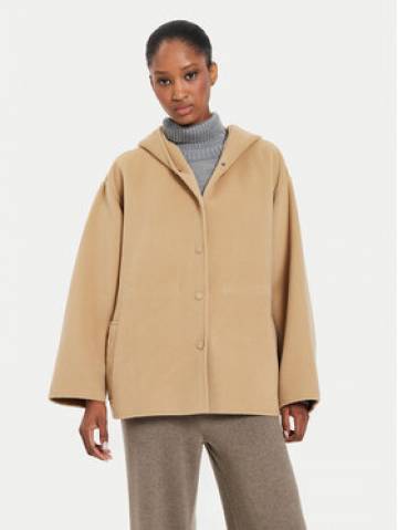 Weekend Max Mara Вовняне пальто Gennaio 2425086021 Бежевий Regular Fit Weekend Max Mara Вовняне пальто Gennaio 2425086021 Бежевий Regular Fit