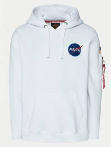 Alpha Industries Світшот Nasa 178317 Білий Regular Fit Alpha Industries Світшот Nasa 178317 Білий Regular Fit