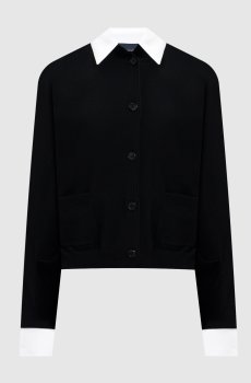 Черный кардиган