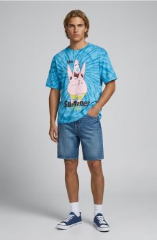 Бавовняна футболка з принтом SpongeBob - різнобарвний