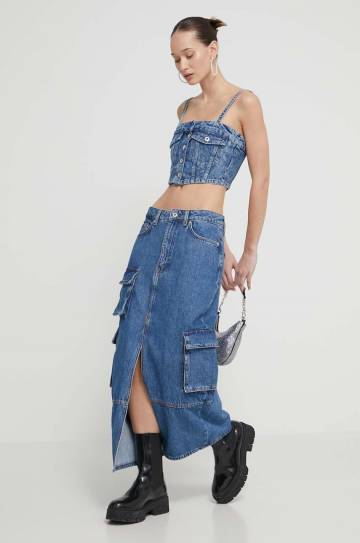 Джинсовый топ Karl Lagerfeld Jeans Джинсовый топ Karl Lagerfeld Jeans