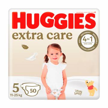 Подгузники Huggies Extra Care Mega размер 5 (11-25 кг), 50 шт Подгузники Huggies Extra Care Mega размер 5 (11-25 кг), 50 шт