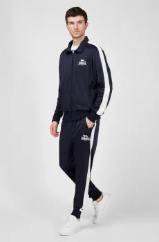 Мужской темно-синий спортивный костюм (кофта, брюки) Синий M Lonsdale 113952