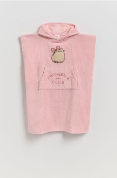 Reserved - Рушник з капюшоном Pusheen - пильно-рожевий - 685EB-39X