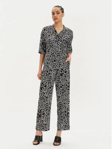 KARL LAGERFELD Комбінезон 241W1311 Чорний Regular Fit KARL LAGERFELD Комбінезон 241W1311 Чорний Regular Fit