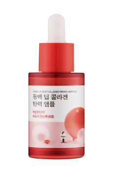 Концентрированная сыворотка для лица Round Lab Camellia Deep Collagen Firming Ampoule с коллагеном, 30 мл