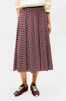 Женская юбка с узором VIS TWILL A-LINE MIDI Разноцветный XXS Tommy Hilfiger WW0WW49373
