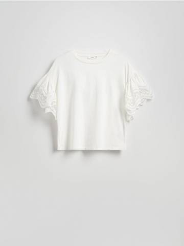 Reserved - LADIES` BLOUSE - білий - 431FS-00X Reserved - LADIES` BLOUSE - білий - 431FS-00X