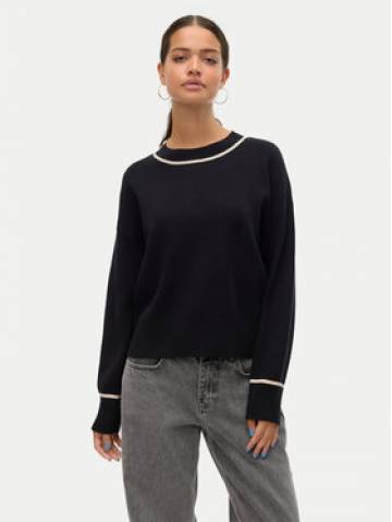 Vero Moda Светр Saba 10318077 Чорний Regular Fit Vero Moda Светр Saba 10318077 Чорний Regular Fit