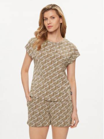 EA7 Emporio Armani Футболка 3DTT04 TJUBZ 1731 Коричневий Regular Fit EA7 Emporio Armani Футболка 3DTT04 TJUBZ 1731 Коричневий Regular Fit
