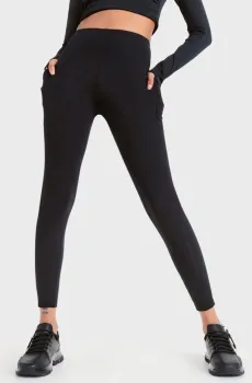 Женские черные леггинсы Черный XS DKNY DP2P3092