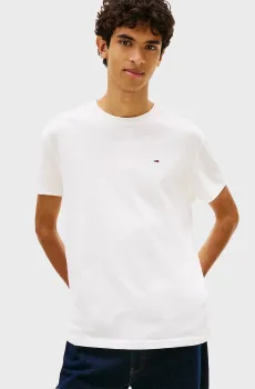 Мужская белая футболка SFLAG Белый M Tommy Jeans DM0DM22504