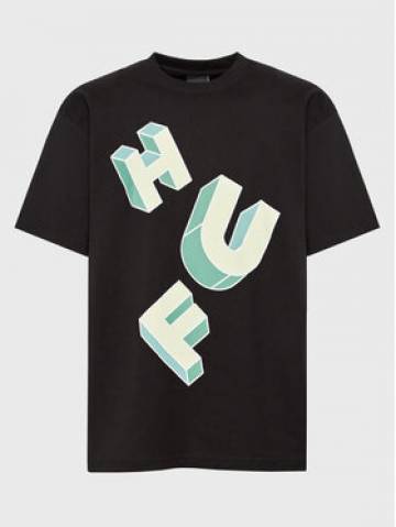 HUF Футболка Abecedarian TS01949 Чорний Regular Fit HUF Футболка Abecedarian TS01949 Чорний Regular Fit