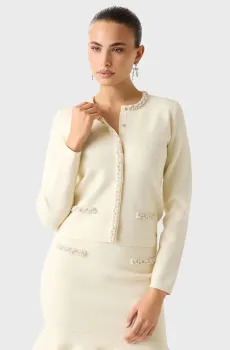 Женский белый кардиган Белый XS Guess W6RR42.Z4422;G012