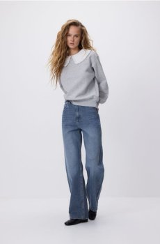 Reserved - Джинси широкого крою - indigo jeans - 125IL-57J
