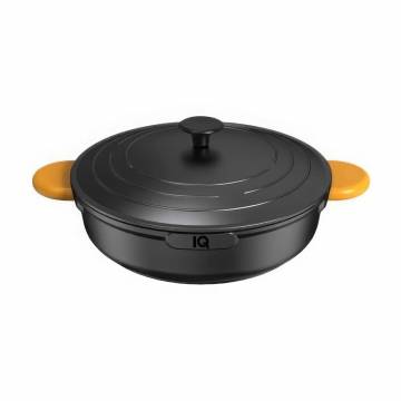 Сотейник IQ Be Active с двумя ручками, алюминиевый, с крышкой, 28 см, 4 л (IQ-2148-28) Сотейник IQ Be Active с двумя ручками, алюминиевый, с крышкой, 28 см, 4 л (IQ-2148-28)