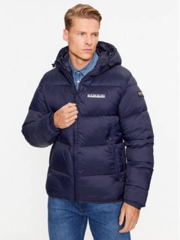 Napapijri Пуховик A-Suomi NP0A4GJE Cиній Regular Fit Napapijri Пуховик A-Suomi NP0A4GJE Cиній Regular Fit