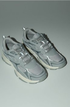 Кросівки з відбиваючим елементом - сірий
