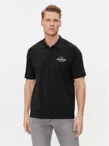 Jack&Jones Поло Forest 12248621 Чорний Standard Fit Jack&Jones Поло Forest 12248621 Чорний Standard Fit