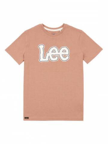 Lee Футболка Large Puff Print LEE0138 Коричневий Regular Fit Lee Футболка Large Puff Print LEE0138 Коричневий Regular Fit