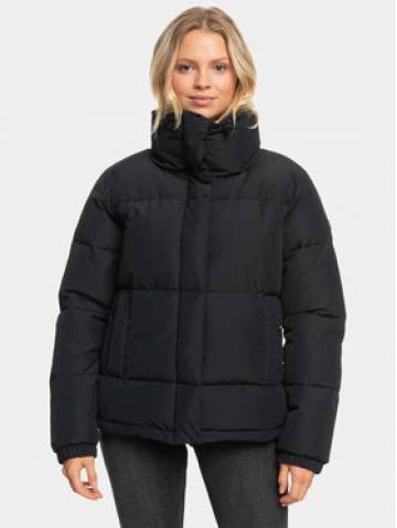 Roxy Пуховик Winter Rebel Jk Otlr ERJJK03556 Чорний Regular Fit Roxy Пуховик Winter Rebel Jk Otlr ERJJK03556 Чорний Regular Fit