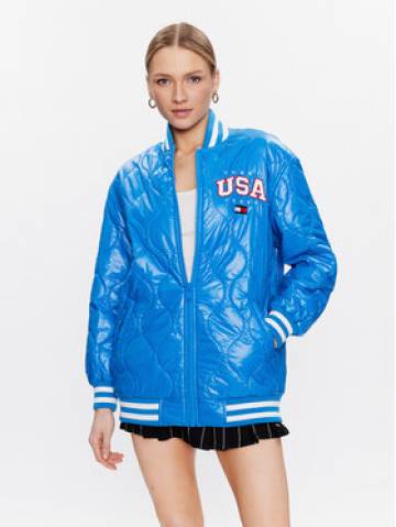 Tommy Jeans Куртка бомбер DW0DW15335 Голубий Oversize Tommy Jeans Куртка бомбер DW0DW15335 Голубий Oversize