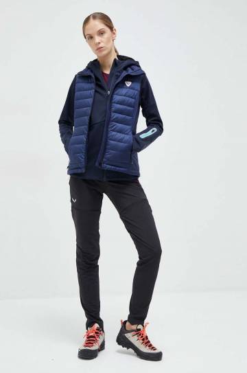 Куртка outdoor Rossignol цвет синий с капюшоном однотонная Куртка outdoor Rossignol цвет синий с капюшоном однотонная